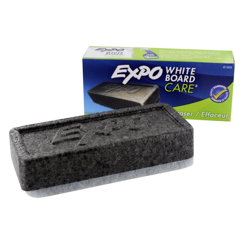 EXPO Block Eraser 81505 Dry Erase Whiteboard Board Eraser, Soft Pile, 5 1/8 W x 1 1/4 H - Pack of 2 - Image 2
